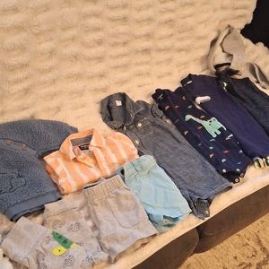Baby Boy Clothing Bundle Size 6-12 Months